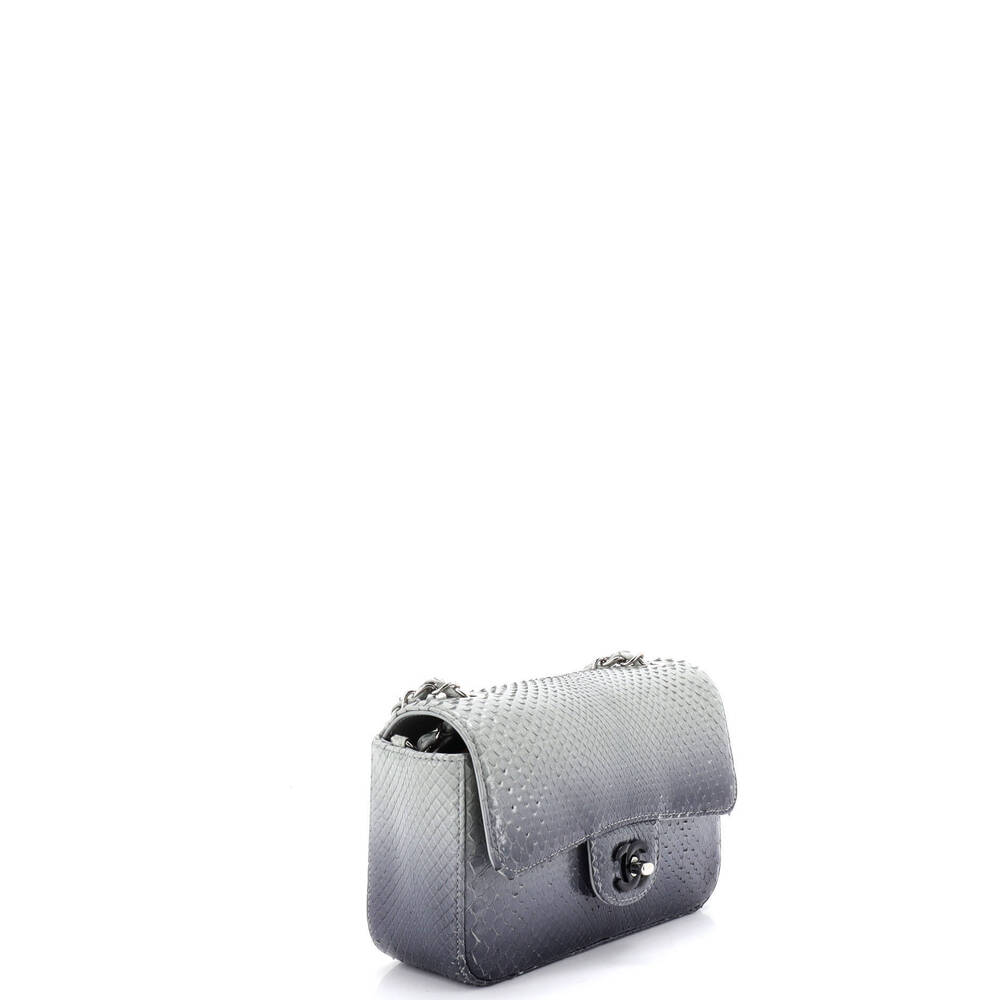 Chanel Mini Classic Single Flap Bag Python - image 2